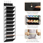 10 Tier Over Door Mesh Shoe Organizer with Large Deep Pockets