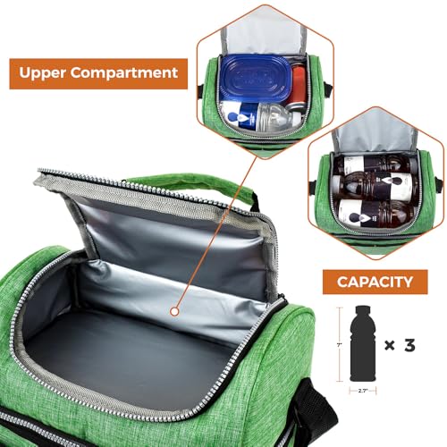 Insulated Lunch Bag for Men Women
