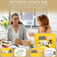 Yellow Lunch Box for Women Insulated Lunch Bag for Young Ladies Lunch Tote Bag