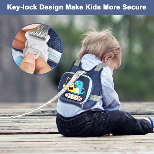 Toddler Harness Leash+ Reflective Anti Lost Wrist Link