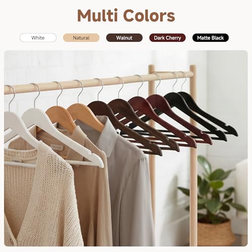 Wooden Coat Hangers (20 Count)