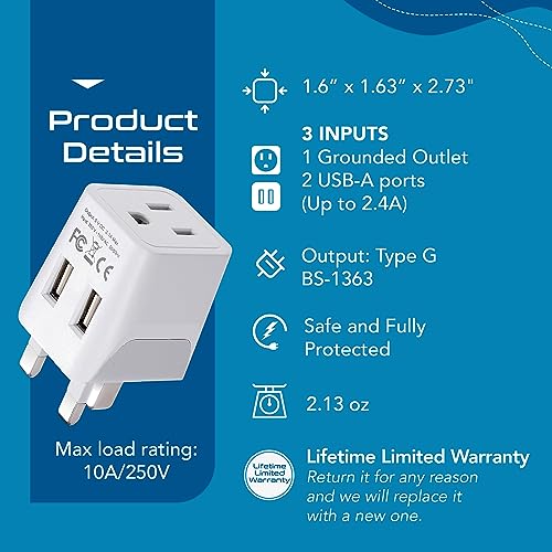 South Africa Travel Plug Set (2 Count)