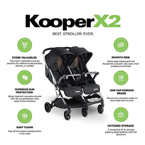 Kooper X2 Double Stroller (448 Ounce)