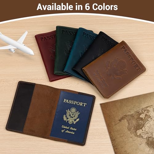Premium Leather Passport Holder Covers