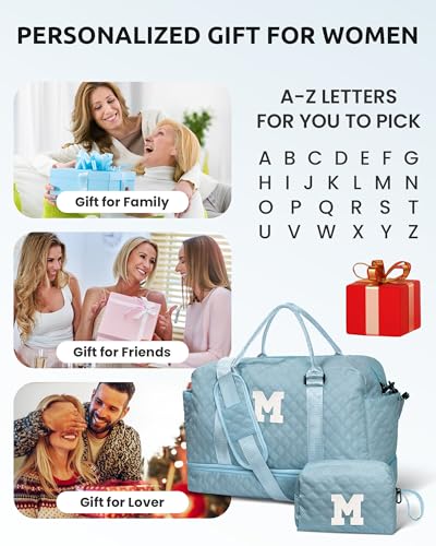 Personalized Girls Duffle Bag with Shoe Compartment