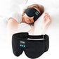 Bluetooth Sleep Mask Wireless Headphones 3D Bluetooth Eye Mask for Side Sleepers SYPVRY Blackout Eye Mask with Headphones Speaker for Airplane,Travel, Black