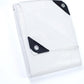 GUARD SHIELD Tarp White 6x8 Feet Multi Purpose Waterproof Poly Tarp Cover 5mil (2-Pack)