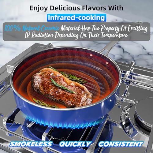 Deluxe DUXANO 14PC Healthy Pots and Pan With 9H Anti