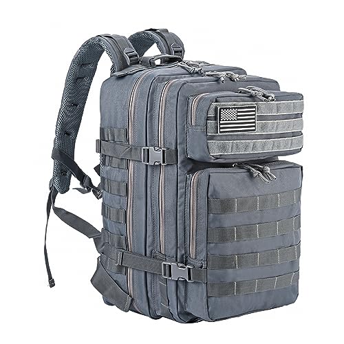 Military Tactical Backpack for Men and Women 45L Army 3 Days Assault Pack Bag Large Rucksack with Molle System