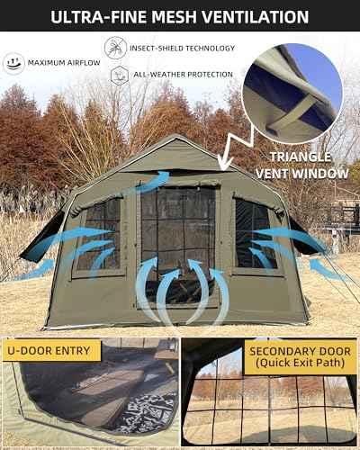 Inflatable Camping Tent for 2
