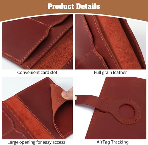 Genuine Leather Passport Holder For Travel