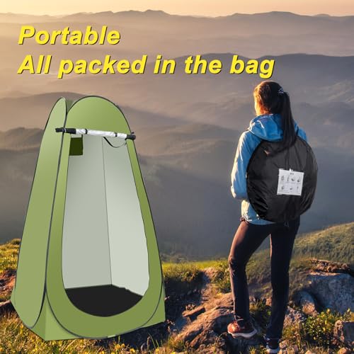 Portable Camping Bathroom Shower Tent Kit
