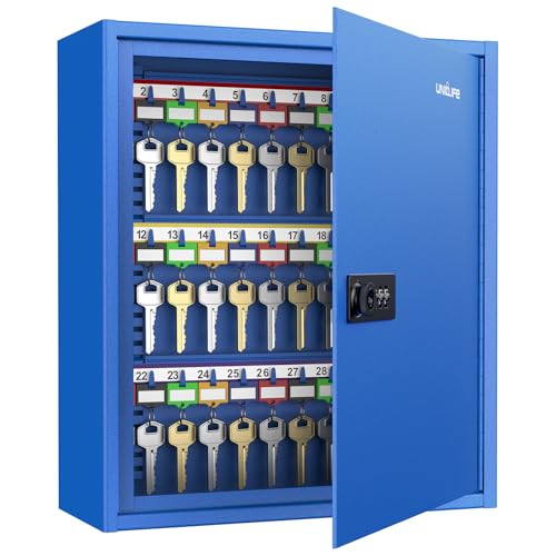 60 Keys Key Lock Box with Code (60 Count)