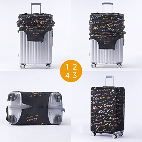 Travelkin Suitcase Covers For Luggage Tsa Approved Luggage Covers Protector