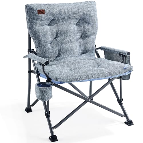 Padded Oversized Folding Camping Chair for Adults