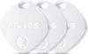 ATUVOS Air Tracker Tags-3 Pack, Bluetooth Luggage Tracker Works with Apple Find My APP (iOS Only, Not for Android), Keys Finder and Item Locator for Luggage, Backpack, Suitcases, Replaceable Battery