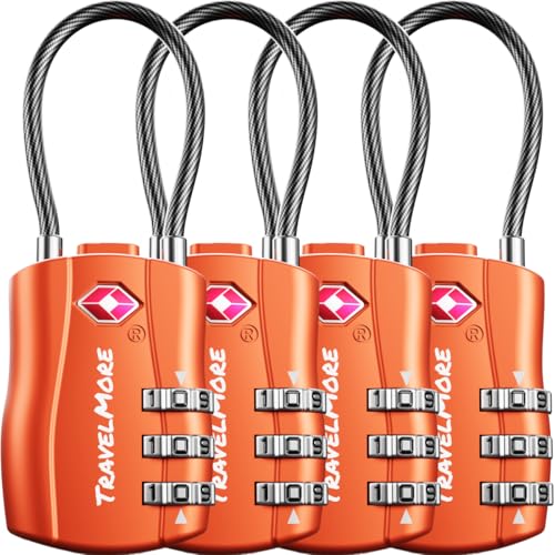 TSA Approved Luggage Locks (4 Count)