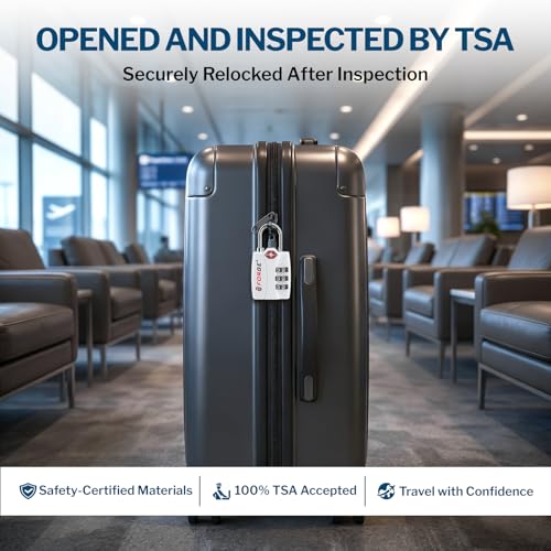 Open Alert TSA Approved Luggage Locks (2 Count)