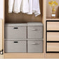 Storage Bins with Lids Fabric Closet Organizers Cubes Office Organization (5 Count)