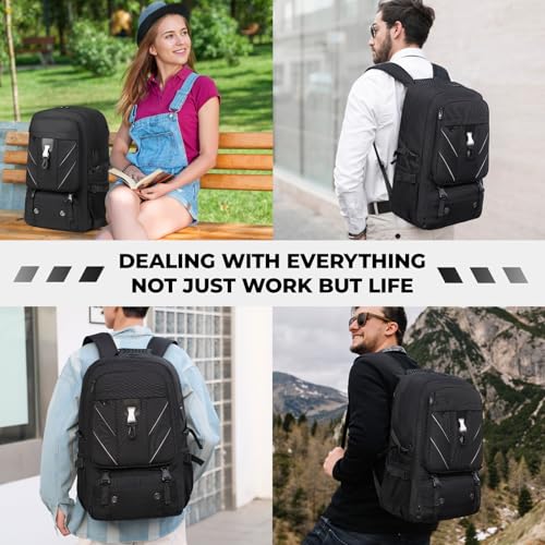 17.3 Inch Travel Laptop Backpack with Shoe Compartment