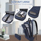 Business Backpack for Men Slim Lightweight Laptop Backpack Water Resistant Small Office Backpack for Commute Travel Daily Office Work with Small Bag