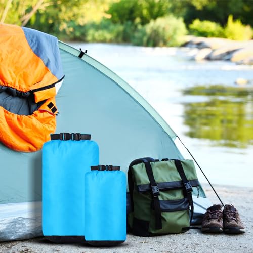 6 Pcs Waterproof Dry Bag Set for Kayaking & Camping (6 Count)