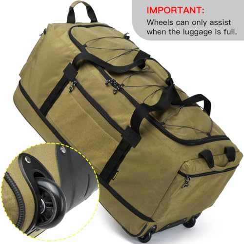 Collapsible Duffle Bag with Wheels 130