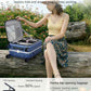 20 Inch Top Opening Carry On Luggage with Cup Holder and USB Ports