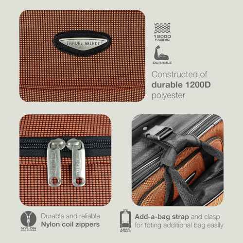 Amsterdam Softside Expandable Luggage with Rolling Wheels