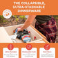 1 Quart Collapsible Insulated Bowl with Lid