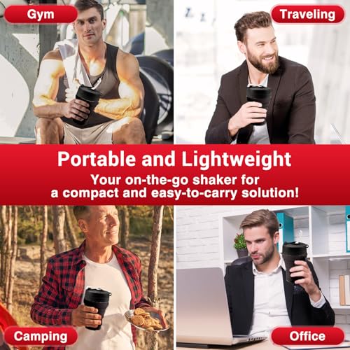 Collapsible Protein Shaker Bottle