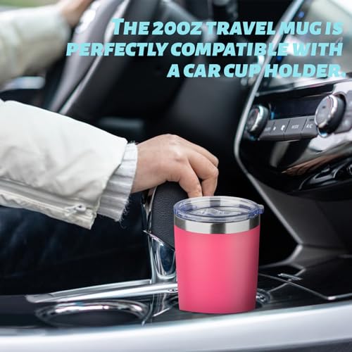20oz Tumbler with Straw and Brush