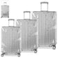 3 Pieces Clear PVC Suitcase Cover Tough Protector