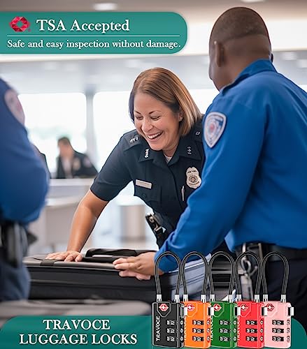 TSA Approved Luggage Locks (6 Count)