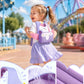 3 in 1 Toddler Harness Leash with Key Lock for Girls Cute Unicorn