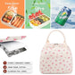 Lunch Bag for Women Men Cute Corduroy Lunch Tote Bags Reusable Insulated Lunch Box Large Capacity Reusable Insulated Cooler for Work Picnic or Travel