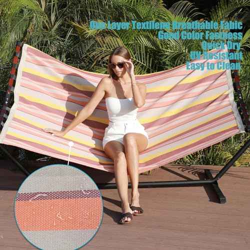 12FT 2 Person Hammock V Shaped Spreader Bar