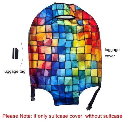Thicker Travel Luggage Covers with Luggage Tag For Suitcase Tsa Approved