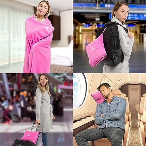 Premium Soft Travel Blanket Pillow 2
