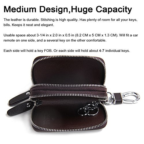 Leather Car Key Case