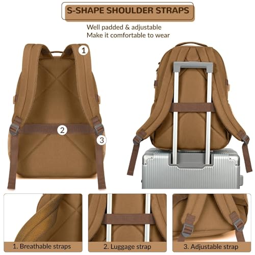 Water Resistant Backpack for School Travel College Travel
