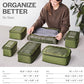 Compression Packing Cubes for Travel (6 Count)