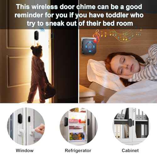 Door Chime Alarm When Open for Kids Safety