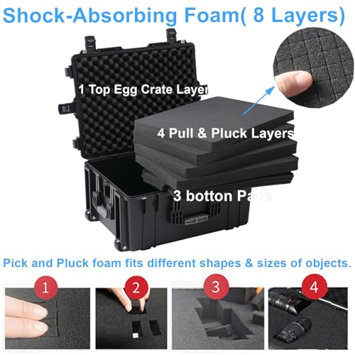 Rolling Hard Case with Foam