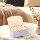 Travel Jewelry Case with 8 Velvet Jewelry Bags Travel Jewelry Storage Box Jewelry Organizer for Necklace Rings Earrings Teen Girls Gifts Trendy Stuff