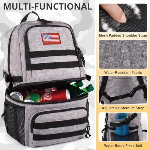Tactical Double Deck Cooler Backpack for Men