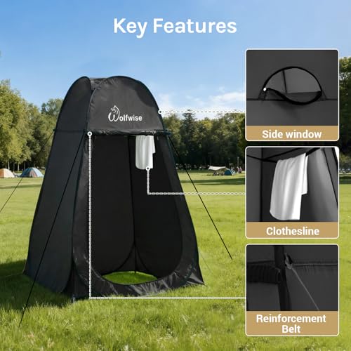 Pop Up Shower Tent for Camping Essentials
