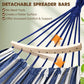 Cotton Hammock 8.9x4.9ft Holds Up to 660lbs Prevents Side