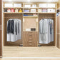 Hanging Clothes Storage with 4" Gusseted Garment Covers
