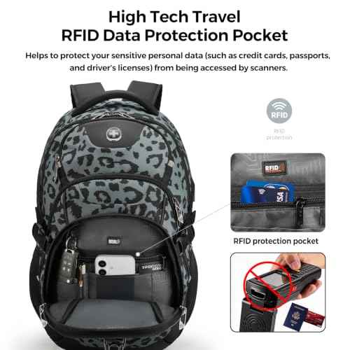 Design Backpack for Men with USB Charging Port SD803